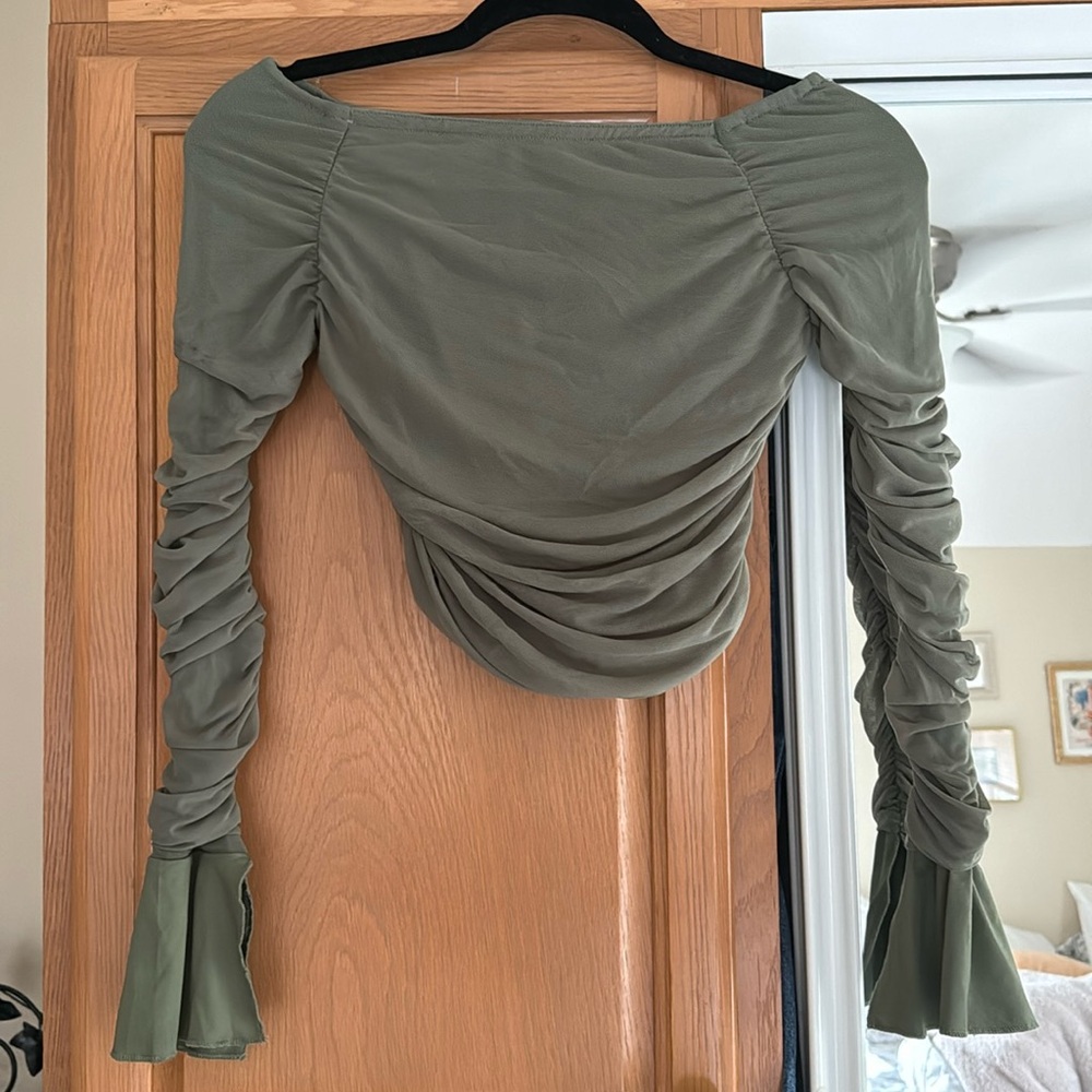 Green Princess Polly long sleeve top